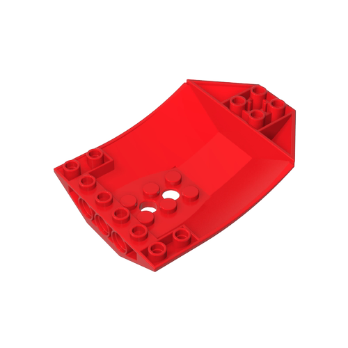 高砖零件积木GDS-1354配件8x6x2弧线托板兼容42021小颗粒MOC散件