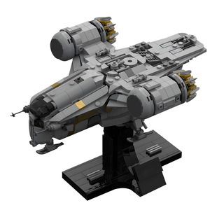 【高砖零件】星球大战剃刀冠号巡洋舰飞船MOC-183462拼装积木玩具