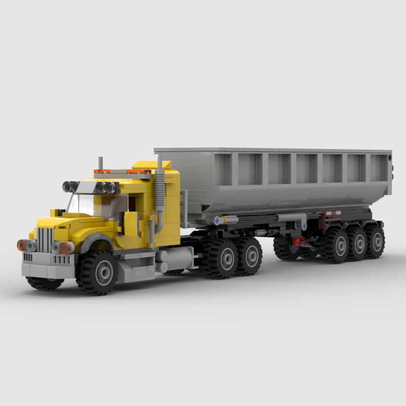 自卸车翻斗车运输货车卡车积木