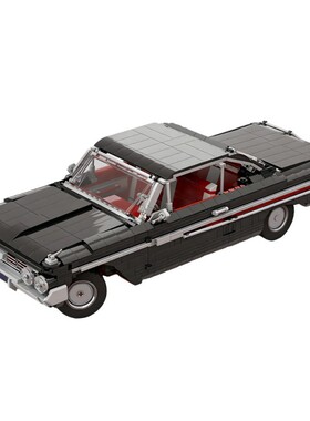 【高砖零件】1961款雪佛兰Impala SS老爷车汽车MOC拼装积木玩具