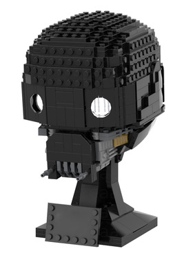 【高砖零件】星球大战K-2SO机器人头盔MOC-104977拼装积木玩具