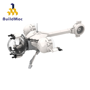 积木玩具遗落战境天空塔泡泡船飞行器飞机组装 BuildMOC拼装 模型