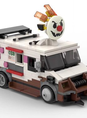 游戏烈火战车小丑甜食亡命甜牙冰淇淋车MOC-60658拼装积木玩具