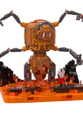 【高砖零件】空洞骑士丝之歌第四圣咏团机器人决斗拼装积木玩具