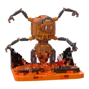 【高砖零件】空洞骑士丝之歌第四圣咏团机器人决斗拼装积木玩具