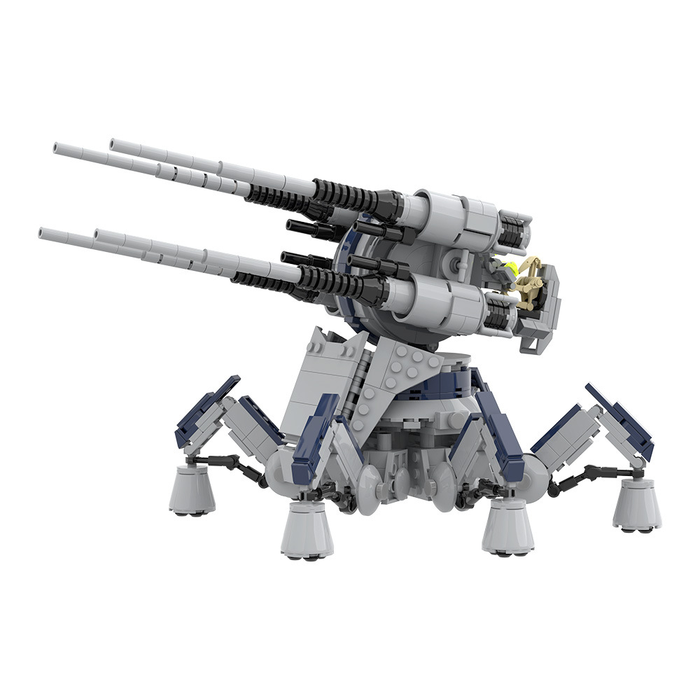 【高砖零件】星球大战克隆人战争CIS防空炮MOC204431拼装积木玩具