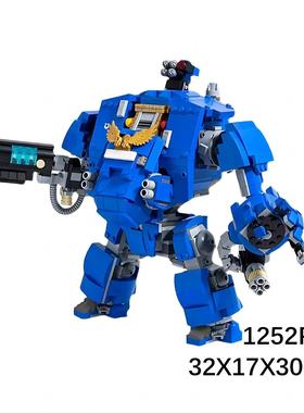 战锤40k救赎者无畏机甲星际战士步行机器人MOC-29535拼装积木玩具