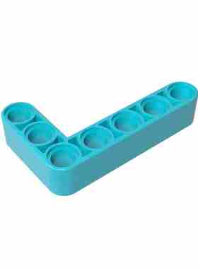 高砖积木零件GDS-675配件3x5L型孔臂兼容32526小颗粒MOC拼插散件