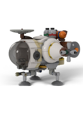 游戏星际拓荒探索太空船宇宙飞船组装模型MOC-54631拼装积木玩具