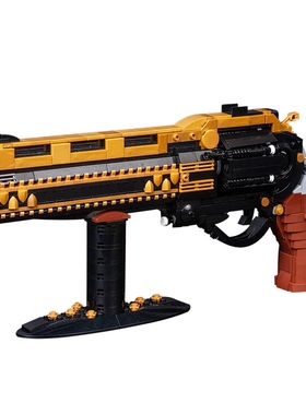 游戏命运2最后的遗愿遗言手炮手枪动能武器MOC-39676拼装积木玩具