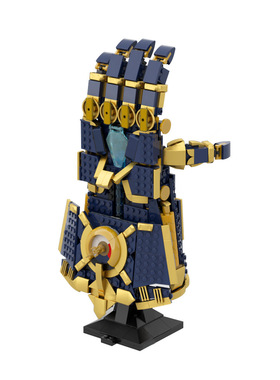 【高砖零件】英雄联盟蔚的阿特拉斯拳套MOC-222224拼装积木玩具