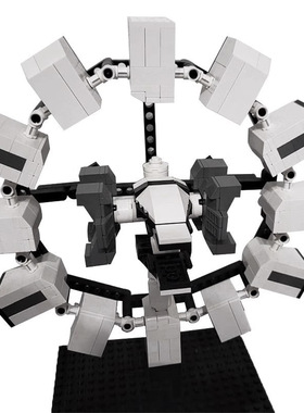 星际穿越耐力号宇宙飞船永恒号空间站飞船MOC-74194拼装积木玩具