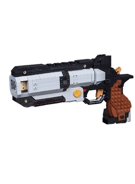 游戏英雄与泰坦陨落2温曼左轮手枪武器枪械MOC-39617拼装积木玩具