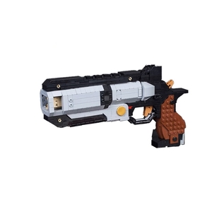 游戏英雄与泰坦陨落2温曼左轮手枪武器枪械MOC-39617拼装积木玩具