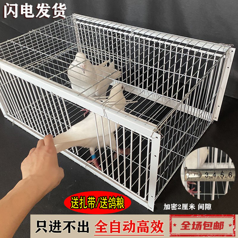 信鸽天落笼加密只进不出鸽子笼户外鸽子笼全自动收鸽笼鸟笼包邮使用感如何?