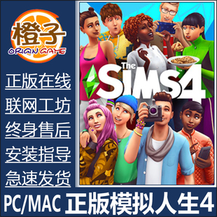 官网代购 MAC 模拟人生4游戏 激活码 STEAM 畅玩 PC正版 完全版