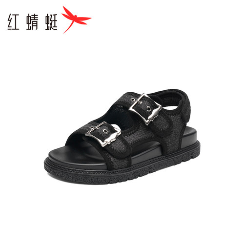 红蜻蜓凉鞋女夏季时尚厚底女鞋