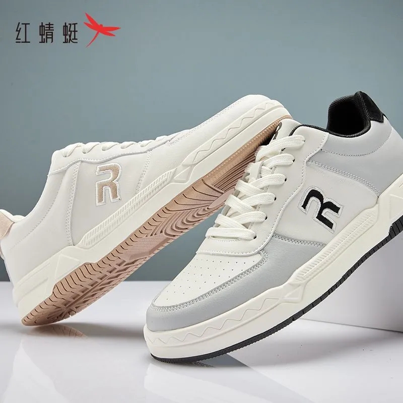 红蜻蜓小白鞋男鞋新款板鞋春季潮流运动高颜值学生休闲鞋断码清仓