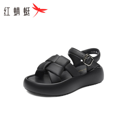 红蜻蜓女凉鞋正品断码特卖