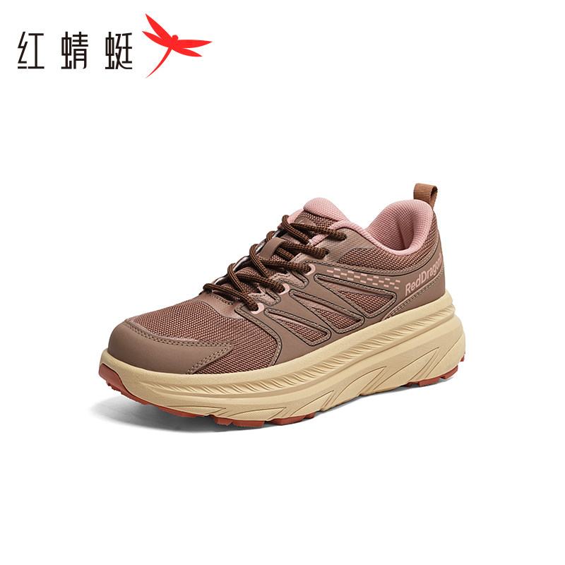 红蜻蜓皮面小白鞋女百搭新款透气休闲板鞋运动单鞋轻便断码清仓