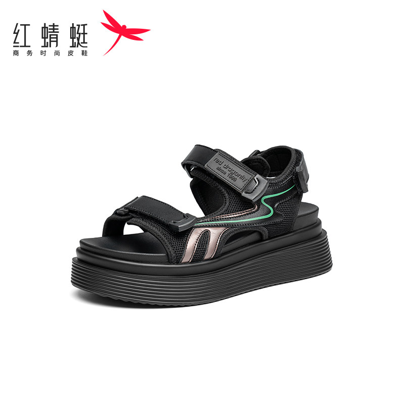 红蜻蜓女凉鞋正品断码特卖