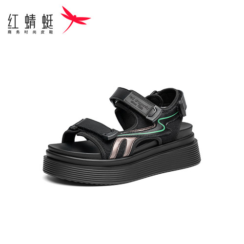 红蜻蜓女凉鞋正品断码特卖