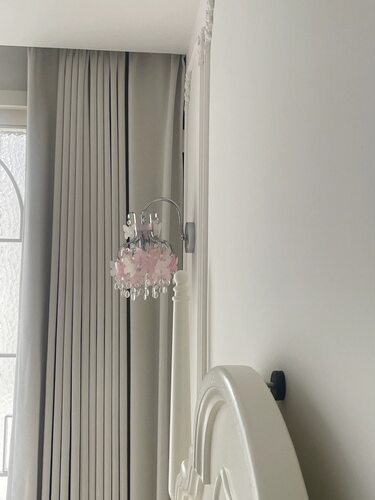 法式中古蝴蝶贝壳壁灯三色光