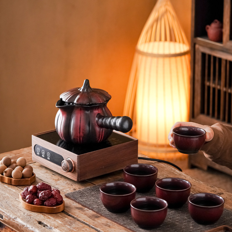可明火干烧围炉煮茶壶烤奶茶罐陶壶烤奶罐家用奶茶罐煮茶罐中药壶,餐饮具,茶壶,淘宝优惠券,粉丝福利购,淘宝优惠卷