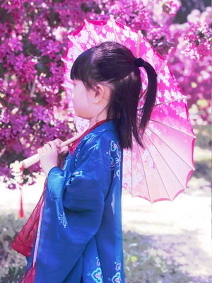 儿童油纸伞古风道具中国风汉服拍照伞撑开70厘米学生伞六一舞蹈伞
