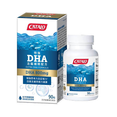 CATALO家得路特强DHA深海鱼油omega3胶囊90粒正品