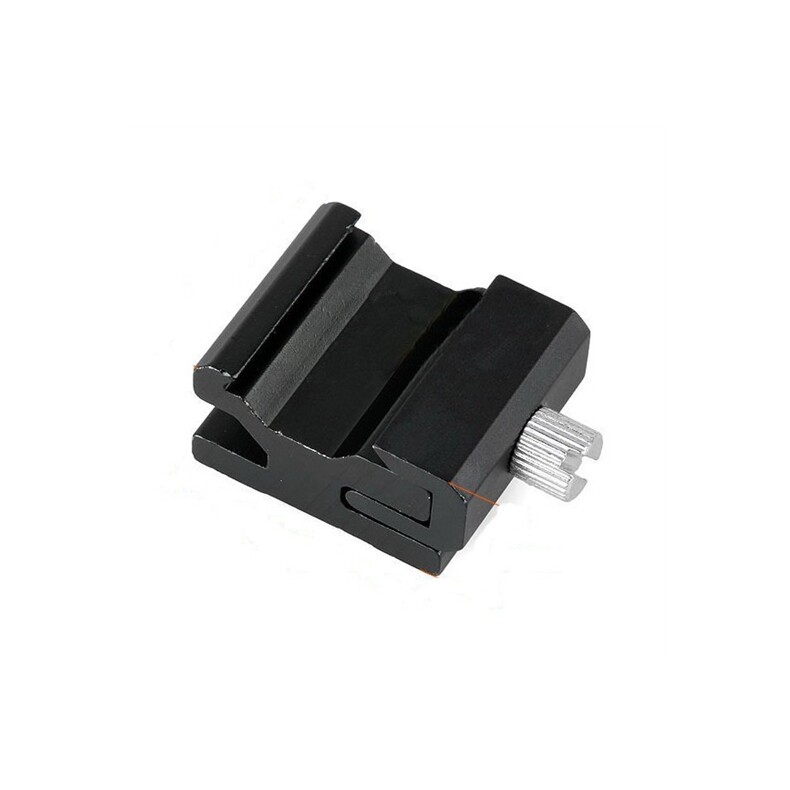 카메라 콜드 슈 마운트 달팽이 핫슈 헤드 인터페이스 위아래 잠금 1|4 단일 및 이중 레이어 변환 3|8 조정 나사