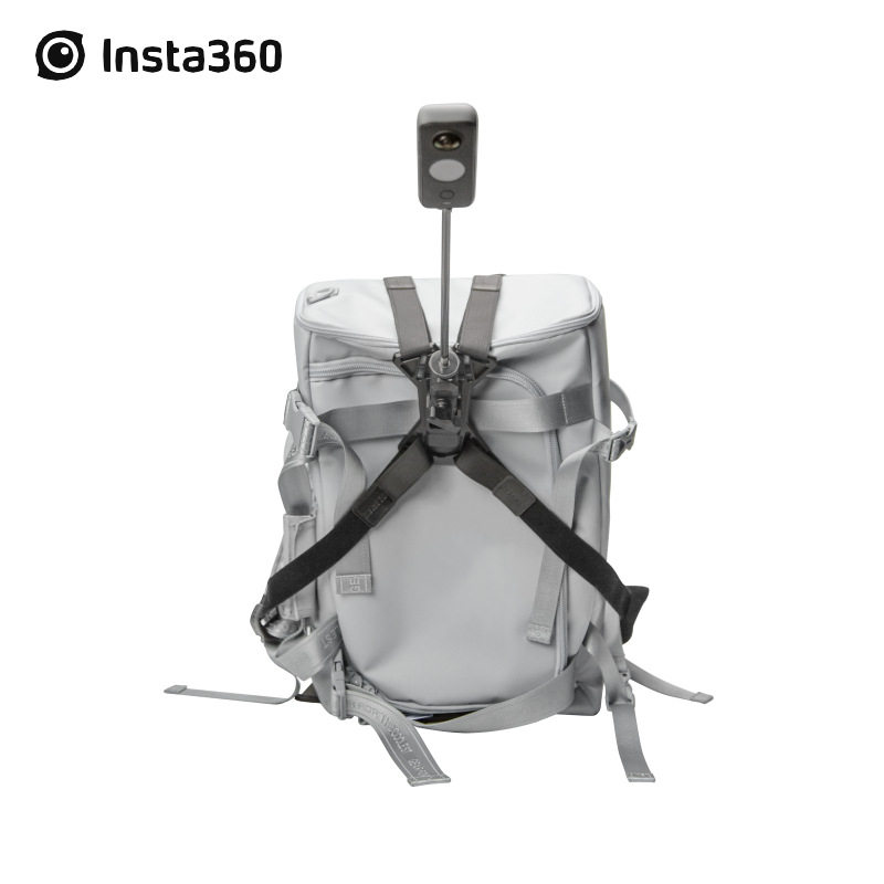 Insta360第三人称跟拍背包支架/自行车把骑行支架ONE RS/X2/R/X3 - 实物图