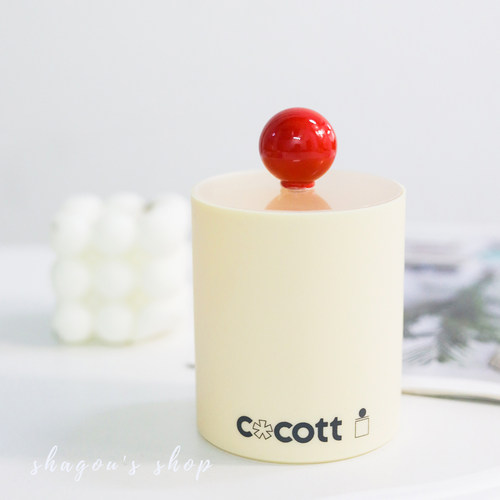 化妆棉/洗脸巾防尘收纳罐cocott