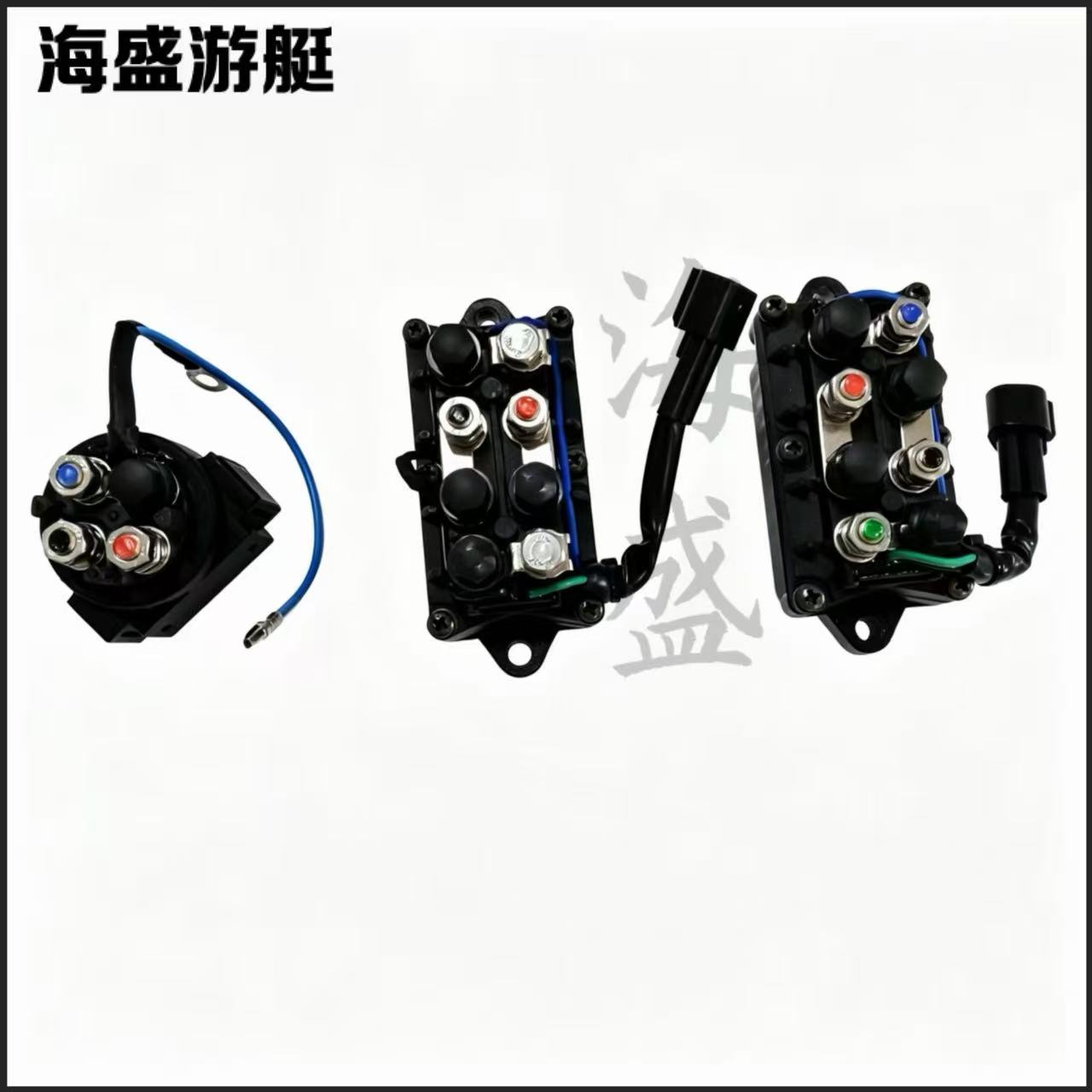 适用雅马哈船外机升降继电器起翘电机开关两冲四冲全机型通用图片