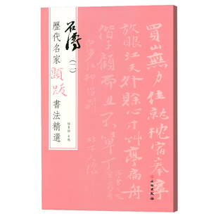 杨东胜主编 历代名家题跋书法精选正版 文物出版 水墨绢本高清原色放大附录文句读 书籍 社 历代名家题跋书法精选石涛二