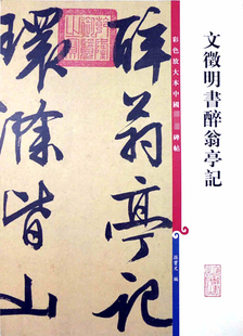 四4集辑 文征明书醉翁亭记 孙宝文编 文徵明书醉翁亭记 社 彩色放大本中国碑帖 上海辞书出版 商城艺术书法 正版
