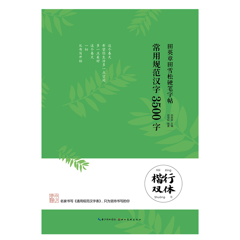 定价18元 硬笔字帖 楷书 法帖