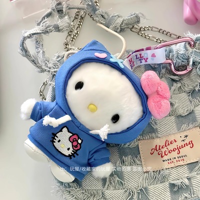 刺绣卫衣Kitty玩偶挂件可爱韩风