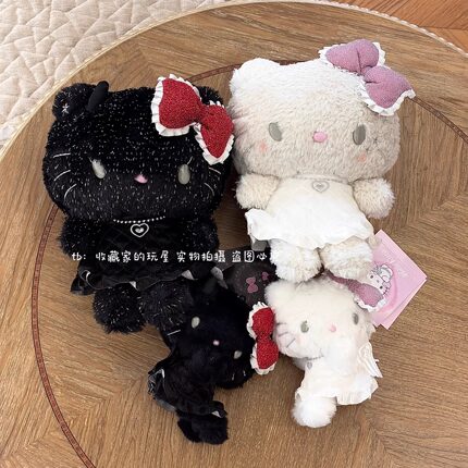 细闪ins风天使恶魔hellokitty爱心可爱挂件kt猫玩偶公仔礼物包邮