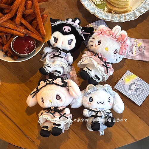 梦幻蕾丝蝴蝶结女仆美乐蒂kt挂件