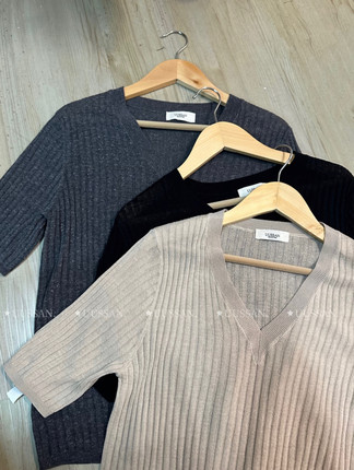 UUSSAN 轻薄干爽亚麻空调开衫遮肉宽松慵懒显瘦长袖松弛女针织T恤