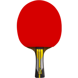 双鱼乒乓球拍4星拍单拍1只装初学者训练拍横拍直拍五六星专业球拍