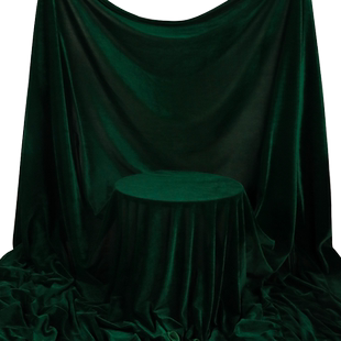墨绿色金丝绒布料窗帘布舞台背景布婚庆装饰布圣诞绿布丝绒幕布