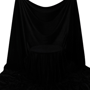 黑色绒布婚庆黑绒布背景布丝绒黑布料黑色吸光背景布黑色金丝绒布