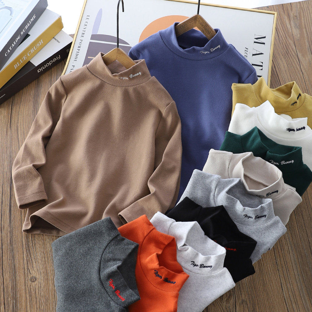 男童半高领纯棉打底衫2025秋冬季中大童保暖内搭上衣厚T恤衫1882,童装/婴儿装/亲子装,T恤,淘宝优惠券,粉丝福利购,淘宝优惠卷
