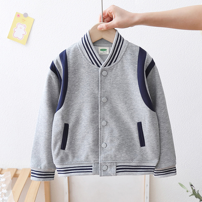 男童棒球服外套春季新款运动上衣
