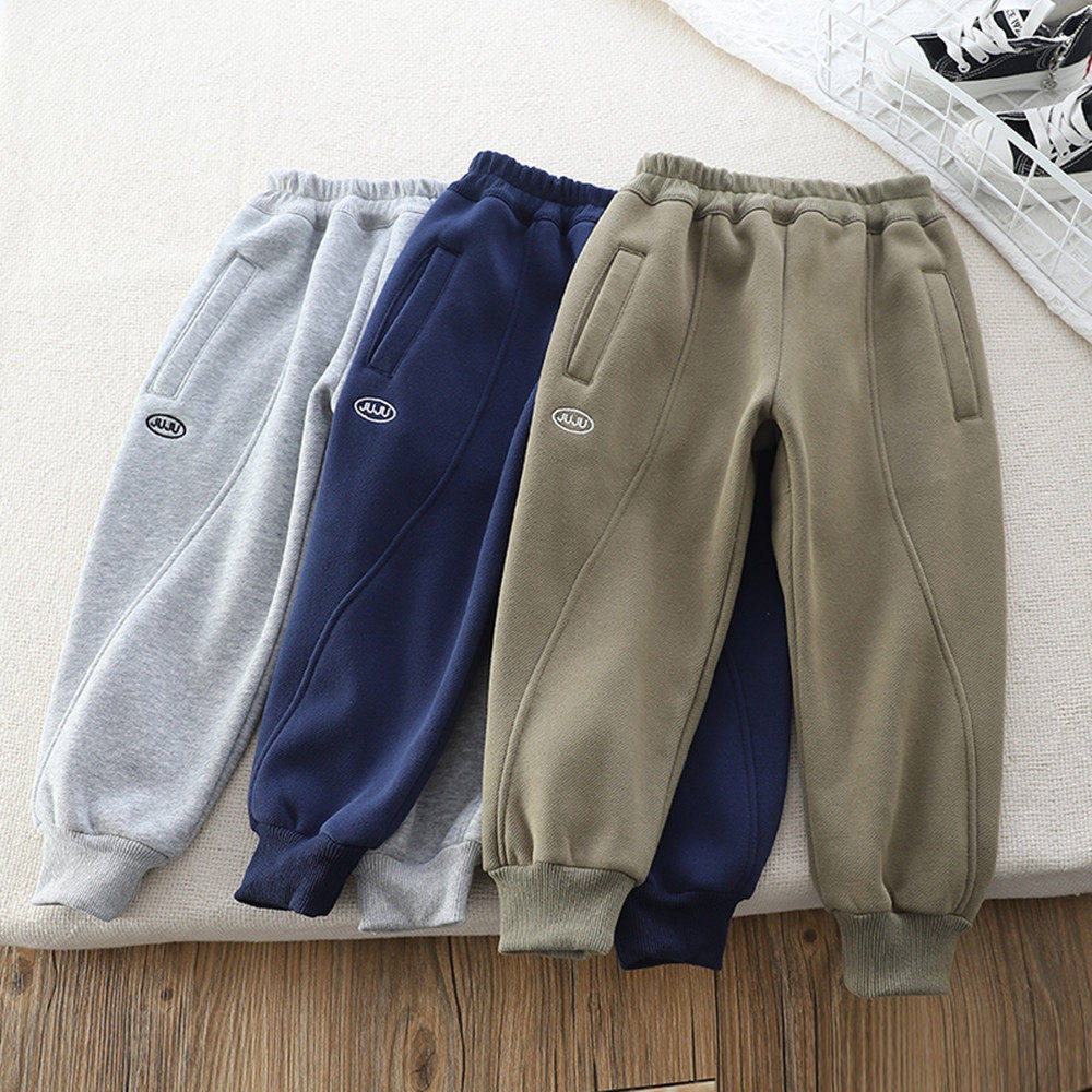 男童一体绒运动裤厚2025春秋季中大童奥粒绒卫裤儿童休闲棉裤6258,童装/婴儿装/亲子装,裤子,淘宝优惠券,粉丝福利购,淘宝优惠卷