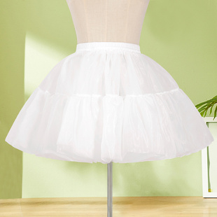 lolita花田裙撑喜事蓬蓬裙35/45cm狗短暴力洛丽塔哥特日常半身裙