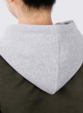 灰色卫衣假帽子假领子女百搭假领高档单独连帽秋冬季毛衣领口装饰