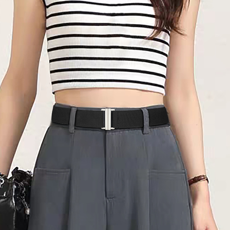 新款懒人弹力松紧腰带